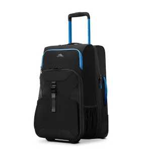 High Sierra Hi-Life 22" Carry-On Wheeled Duffel - Black
