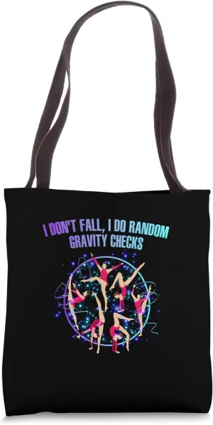 I Dont Fall I Do Random Gravity Checks Artist Art Designer Tote Bag