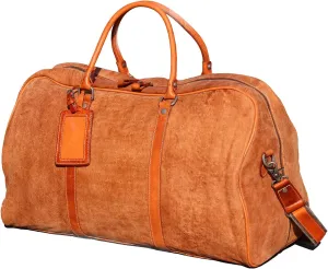 Iblue Leather Travel Duffle Bag Business Overnight Weekend Tote D05