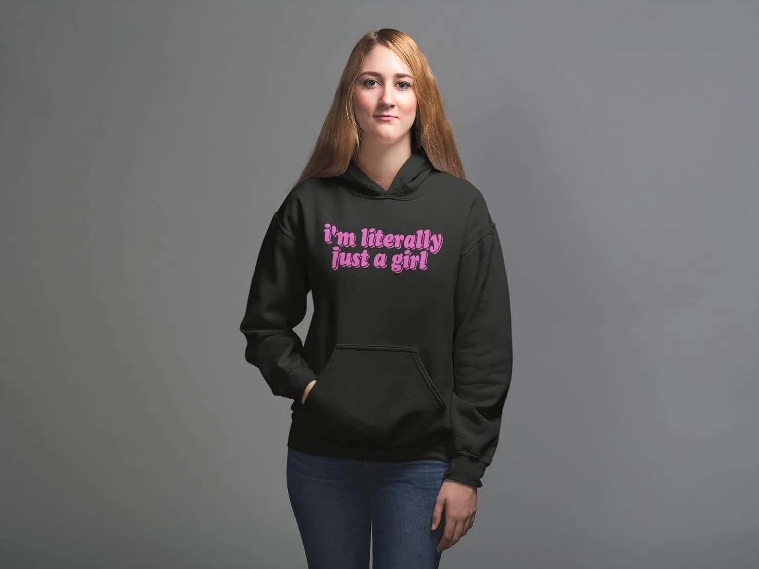 I'm Literally Just A Girl Reusable Shopping Tote Bag, Durable Cotton Canvas, Eco-Friendly and Spacious