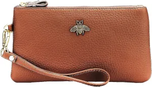 imeetu Women's Wristlet Clutch Purse Leather Cell Phone Wallet Handbag with Wrist Strap