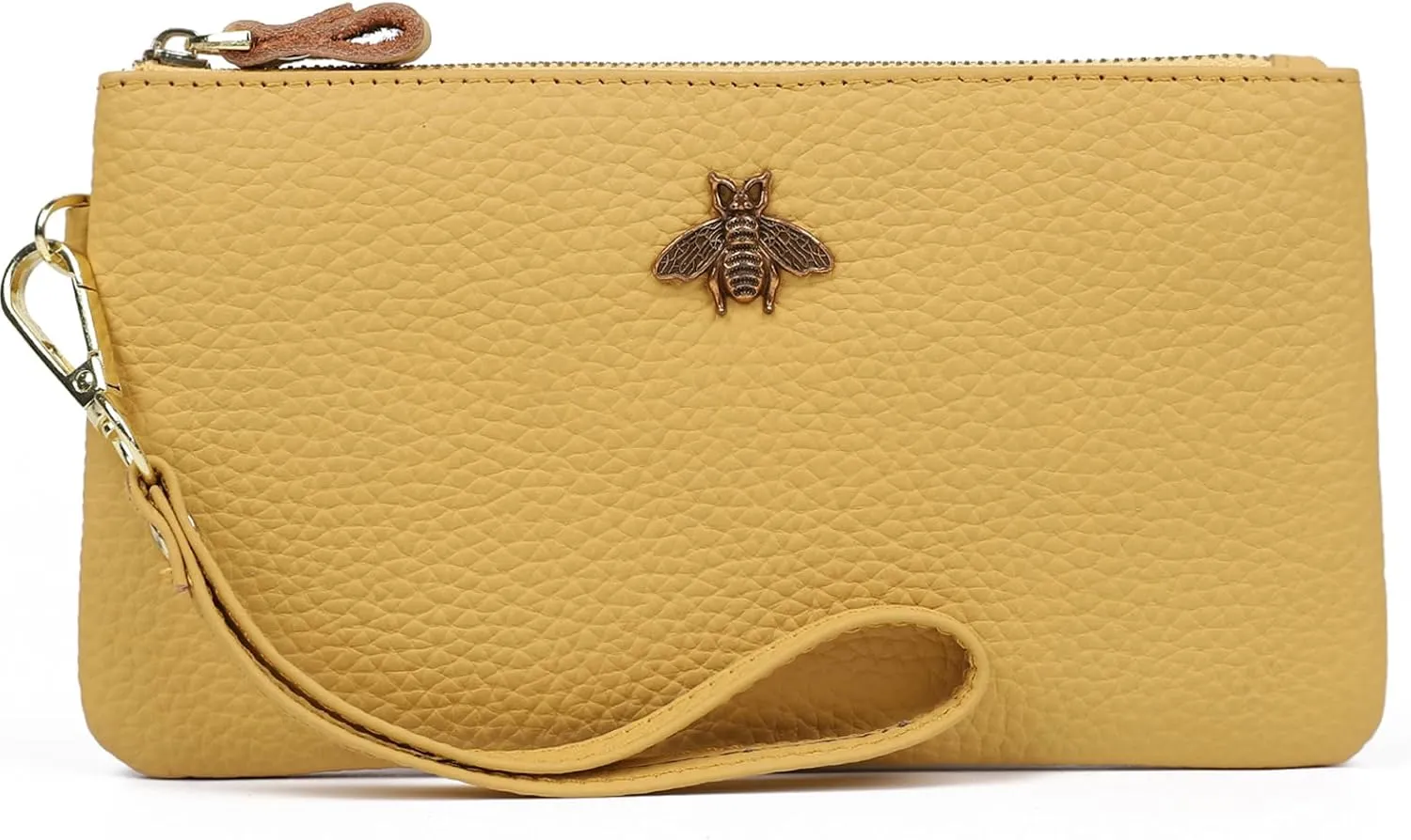 imeetu Women's Wristlet Clutch Purse Leather Cell Phone Wallet Handbag with Wrist Strap