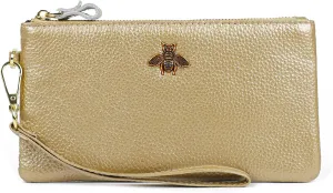imeetu Women's Wristlet Clutch Purse Leather Cell Phone Wallet Handbag with Wrist Strap