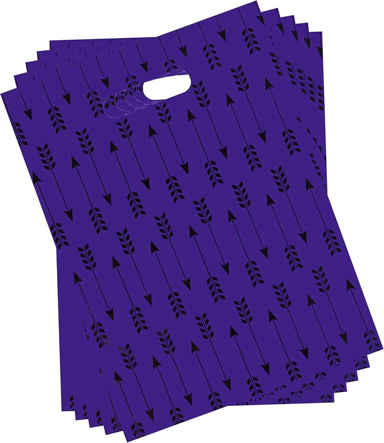 Infinite Pack Reusable Printed Plastic Merchandise Retail Shopping Bags for Boutiques, Stores and Malls