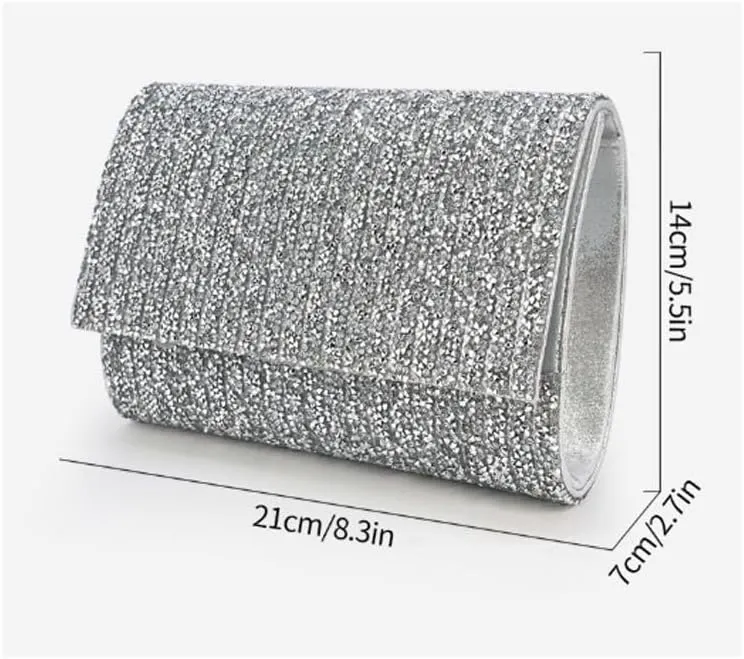 Inlaid Rhinestones Evening Bag Women Versatile Evening Bag