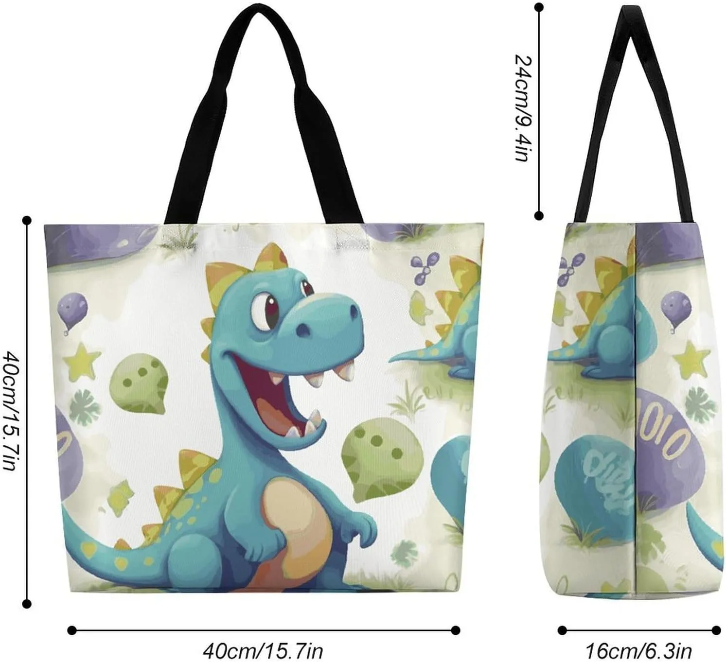 Interesting Wombats Tote Bag for Women Reusable Grocery Shoulder Bags Shopping Bag for Travel, Groceries