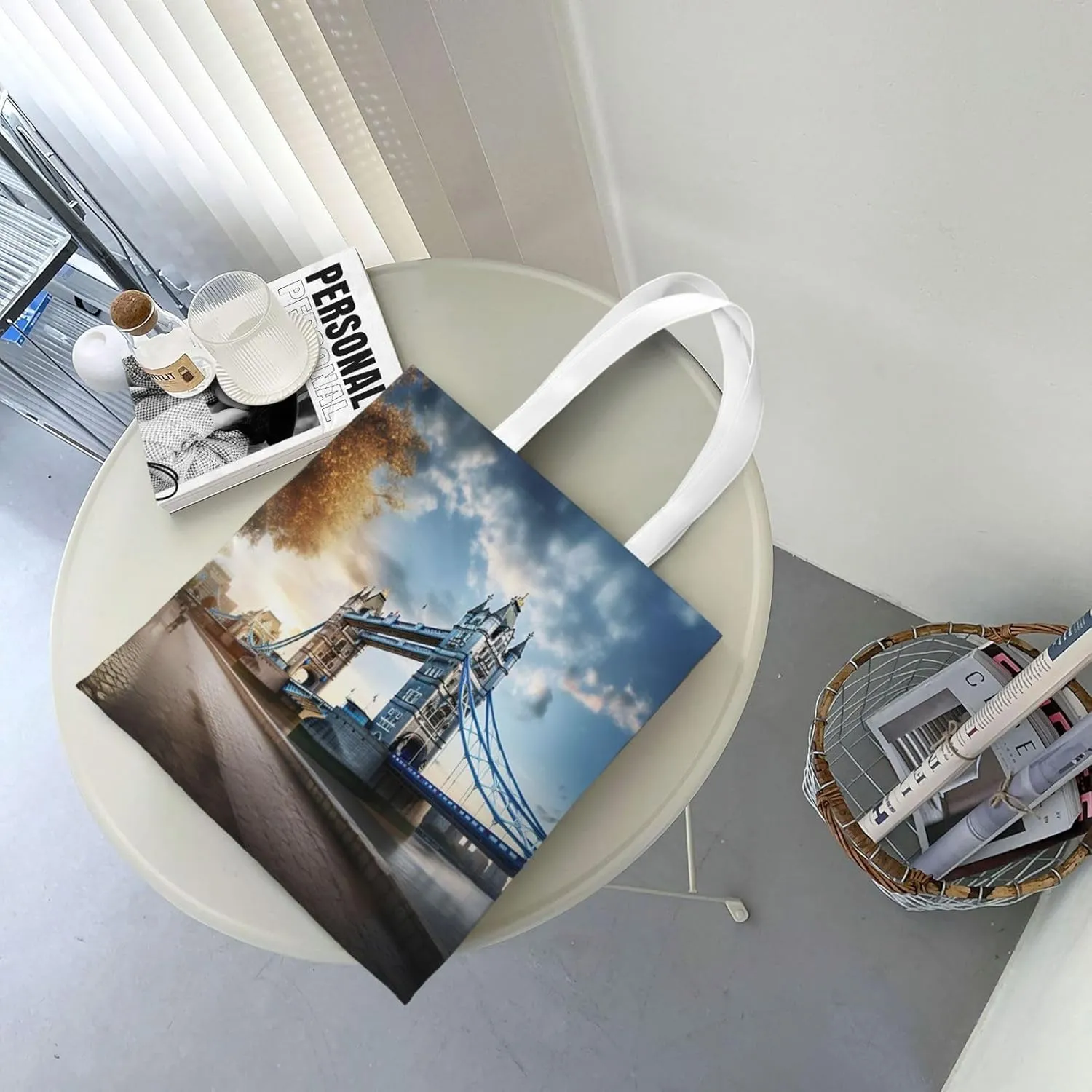 Ireland Sunset Seascape Reusable Canvas Shopping Bag-Multifunctional Tote Bag, Suitable For Shopping Daily Travel