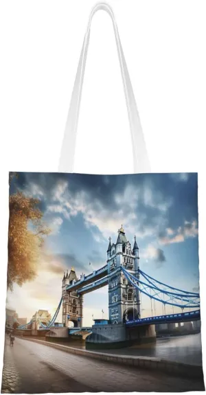 Ireland Sunset Seascape Reusable Canvas Shopping Bag-Multifunctional Tote Bag, Suitable For Shopping Daily Travel