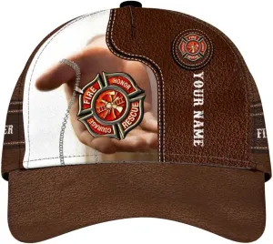 IZI POD Personalized Name Cap for Firefighter, Fireman Hats, Firemen Gifts Men, Fireman Hat Men, Fireman Flag Hat, Birthday