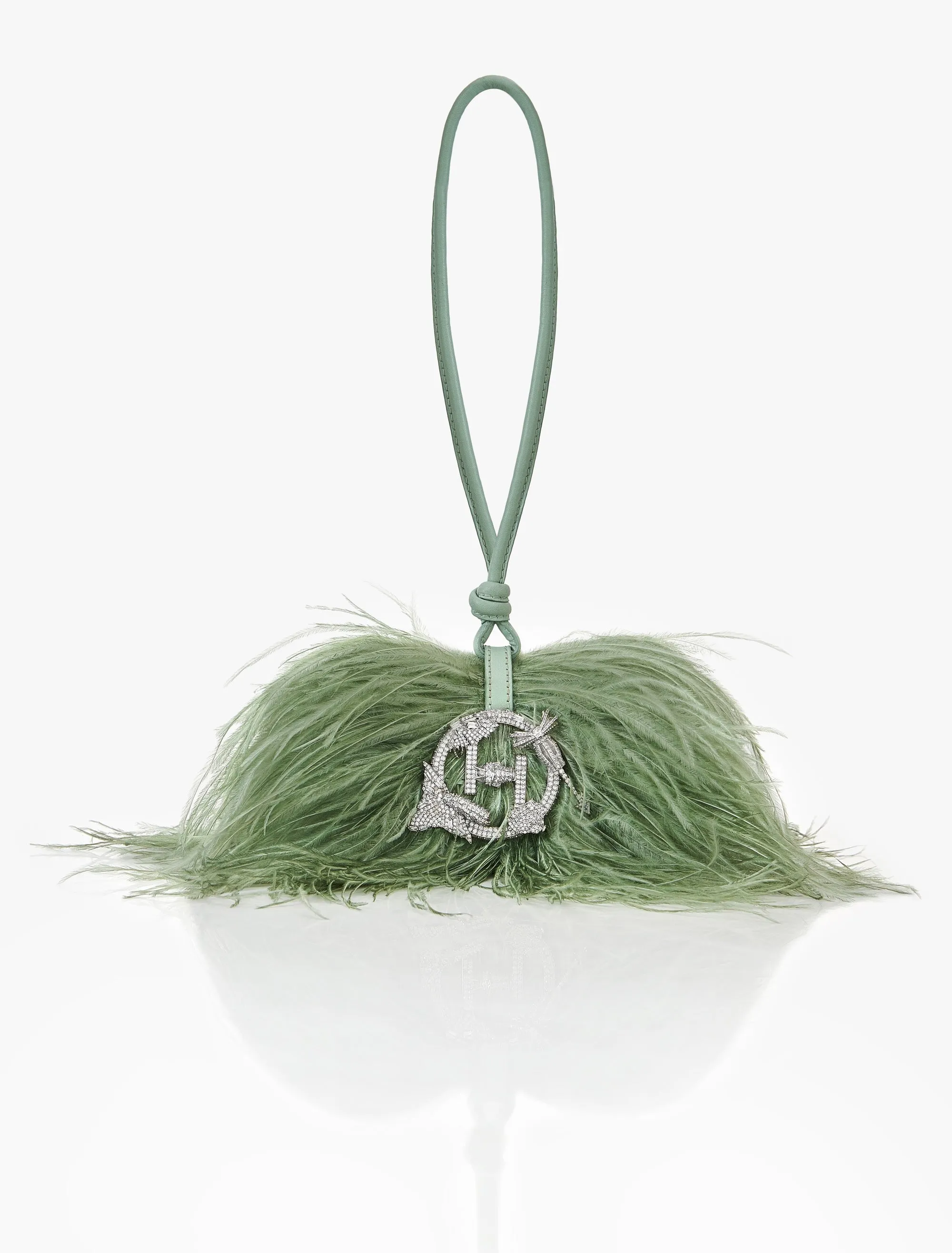 Jade green scarlet minivet bag