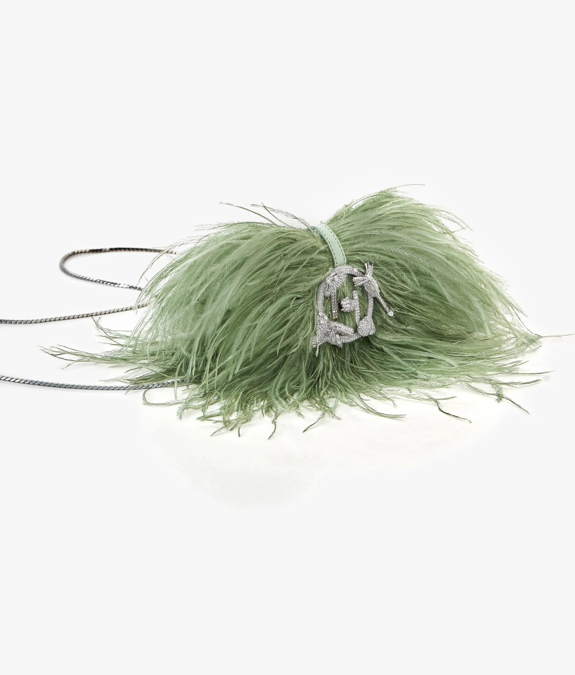Jade green scarlet minivet bag