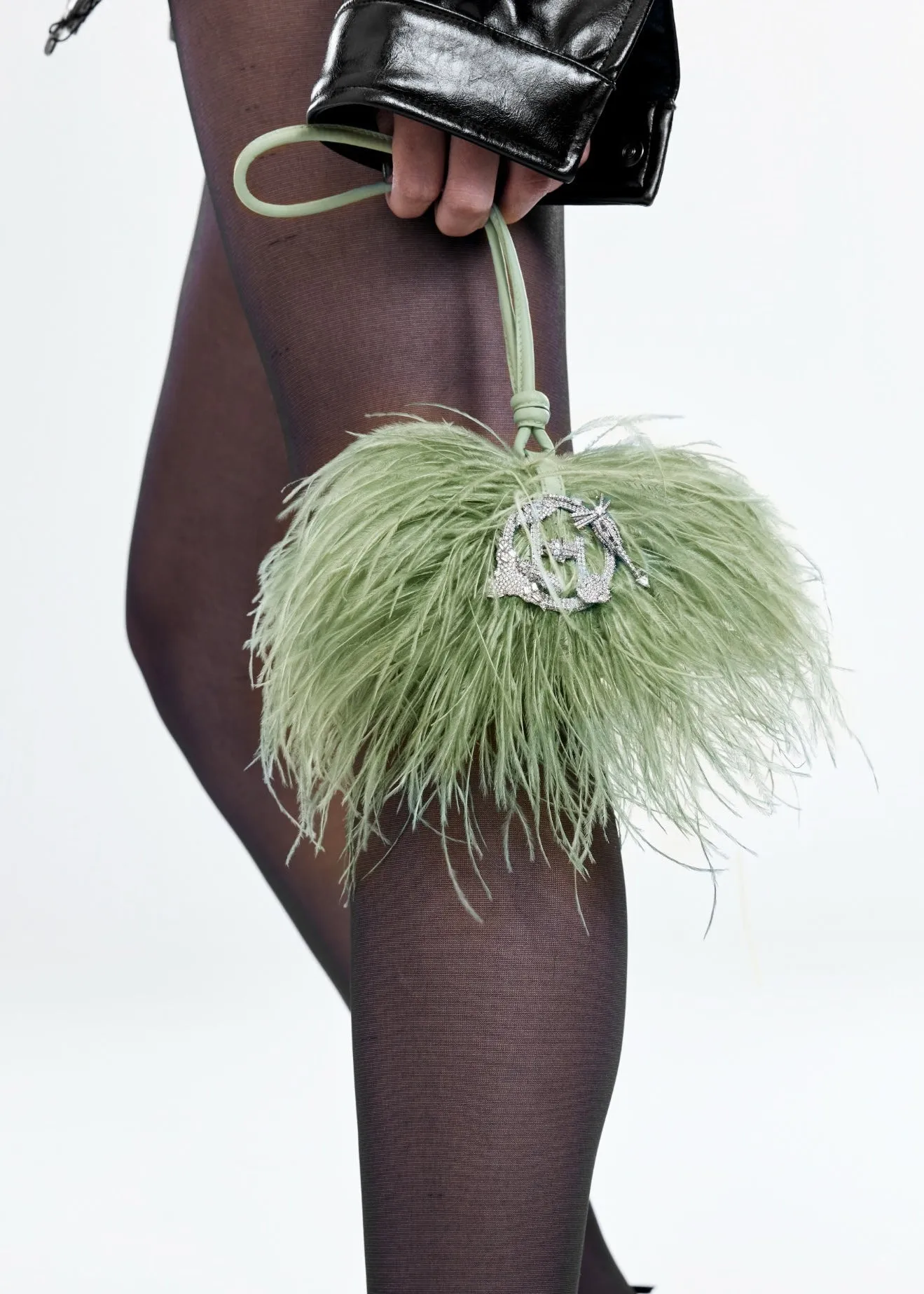 Jade green scarlet minivet bag