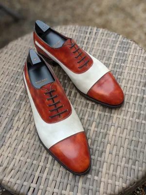 John Lobb - Stafford - Misty & White Calf - UK10.5 - EE fitting