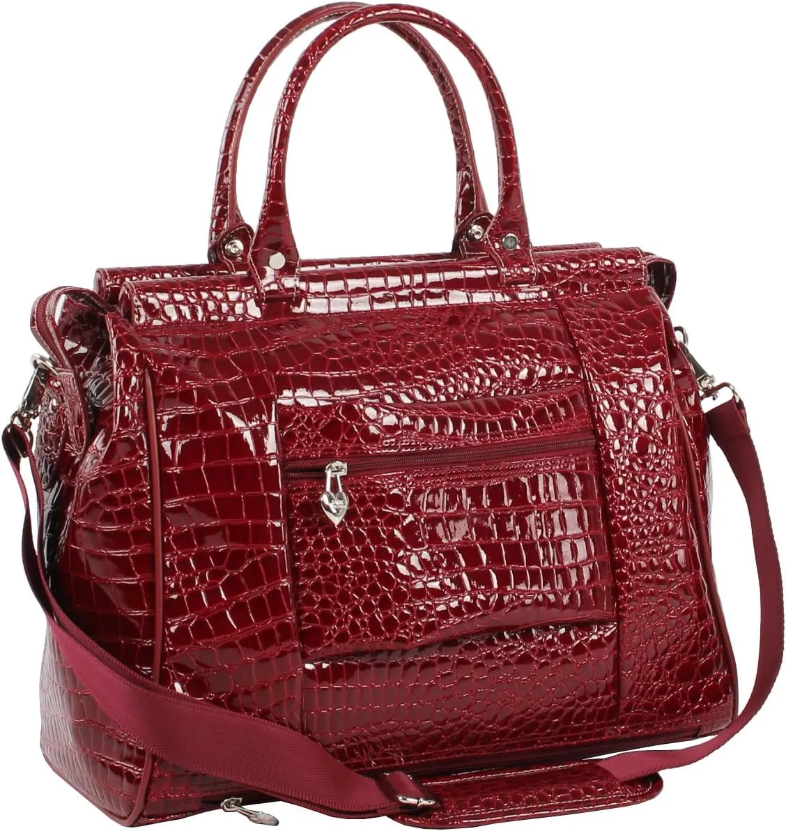 Kathy Van Zeeland Designer Handbag 16 Inch Dowel Bag Lightweight Travel Overnight Work Purse for Women