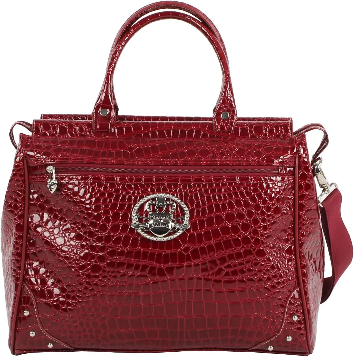 Kathy Van Zeeland Designer Handbag 16 Inch Dowel Bag Lightweight Travel Overnight Work Purse for Women