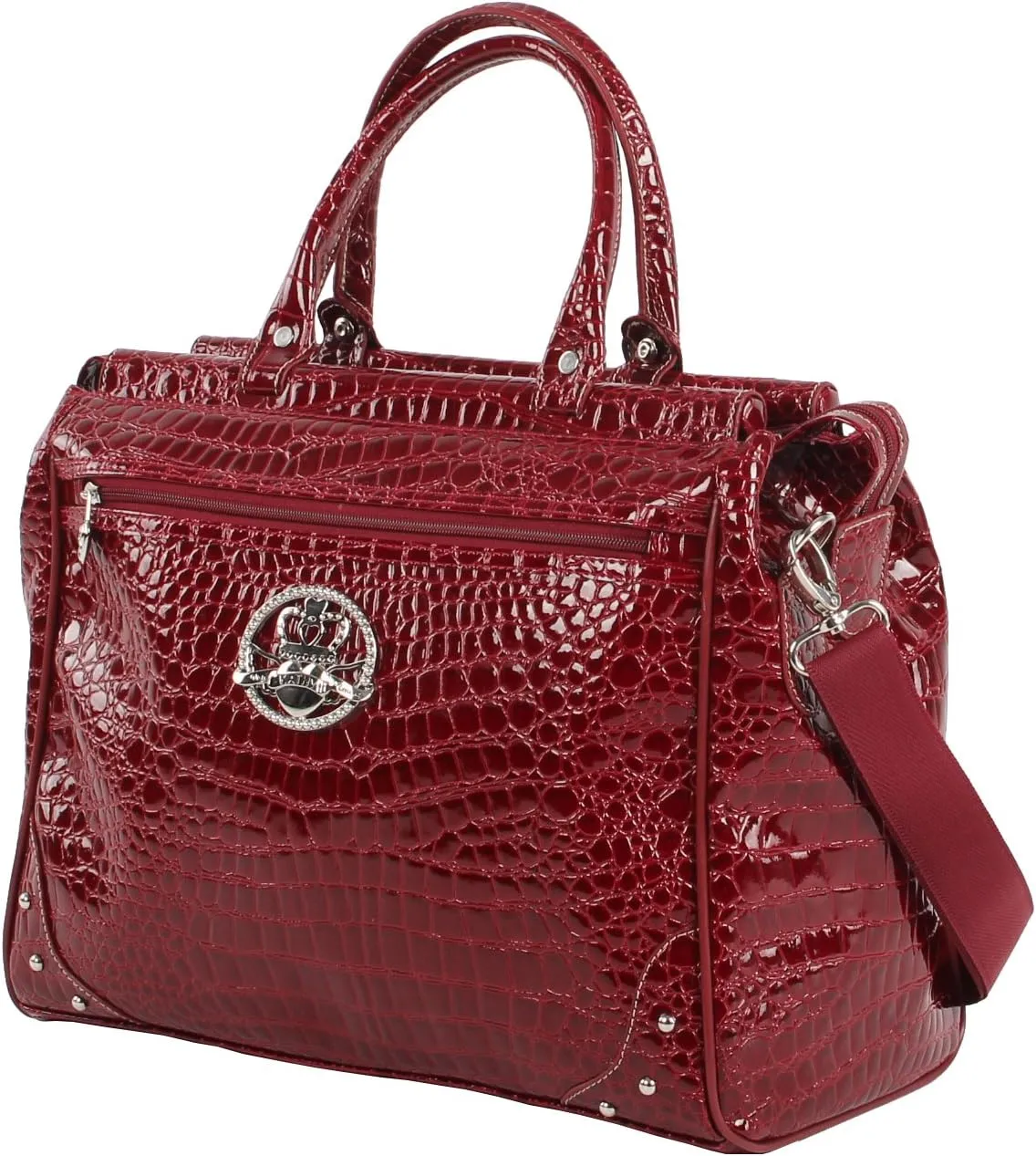 Kathy Van Zeeland Designer Handbag 16 Inch Dowel Bag Lightweight Travel Overnight Work Purse for Women