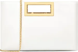 KKXIU Clutch Purse for Women Vegan Leather Evening Bag Formal Handbag for Wedding Party Prom Bridal