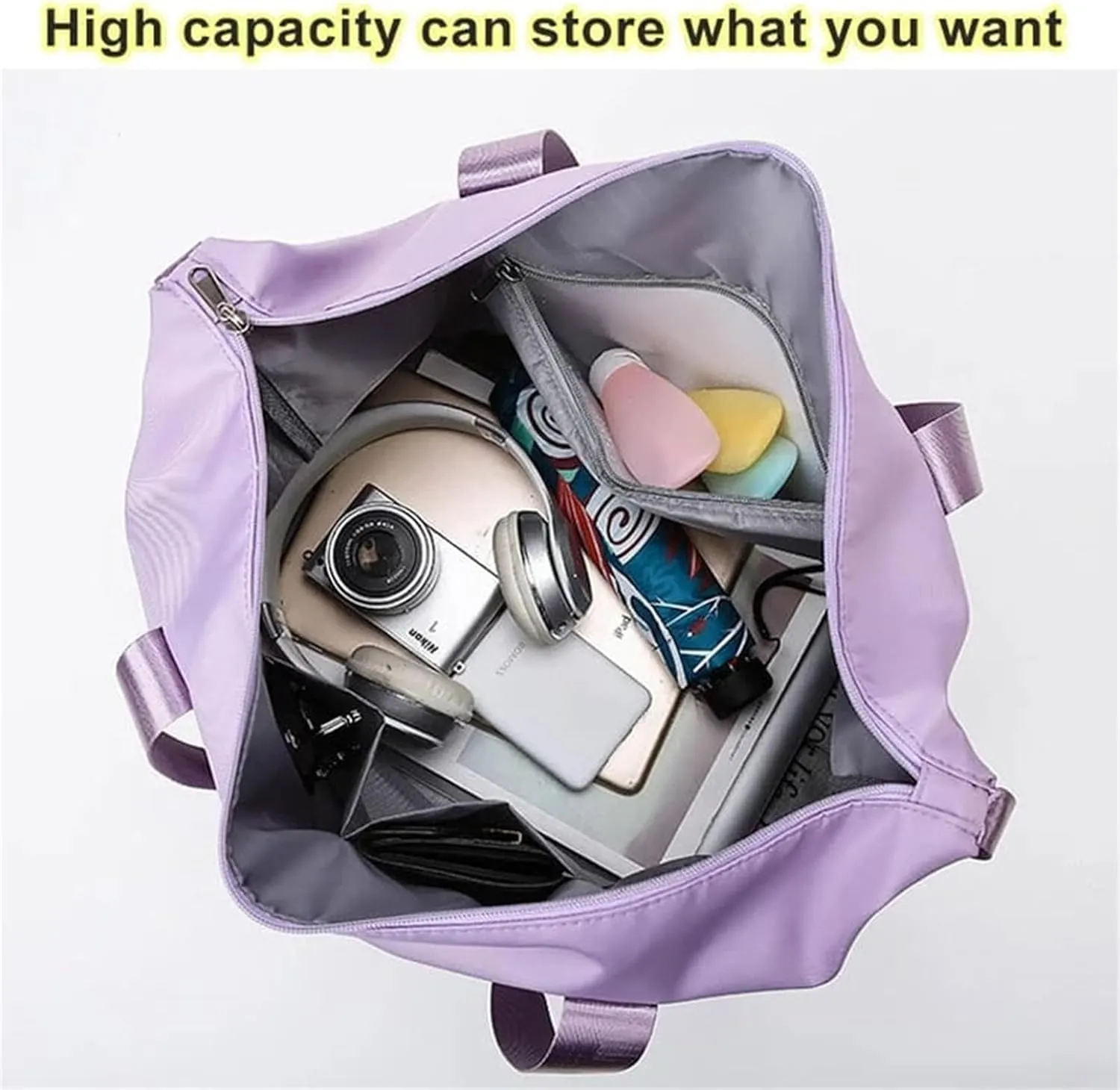 Kulken Travel Bag with Wheels, 2025 New Large Capacity Travel Bag - Universal Wheel Removable