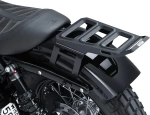 Kuryakyn 6665 Motorcycle Accessory: Dillinger Fixed Mount Luggage/Storage Rack for 2004-19 Harley-Davidson XL Motorcycles, Satin Black