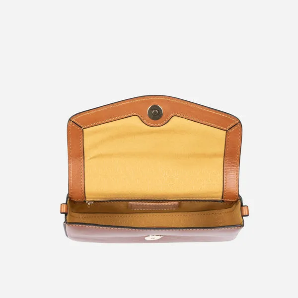 LADIES CLUTCH BAG, TAN