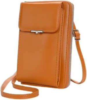 Ladies Cross Body Wallet Mini Handbags Crossbody Bag Phone for Women Pearl Flip Clutch Purse