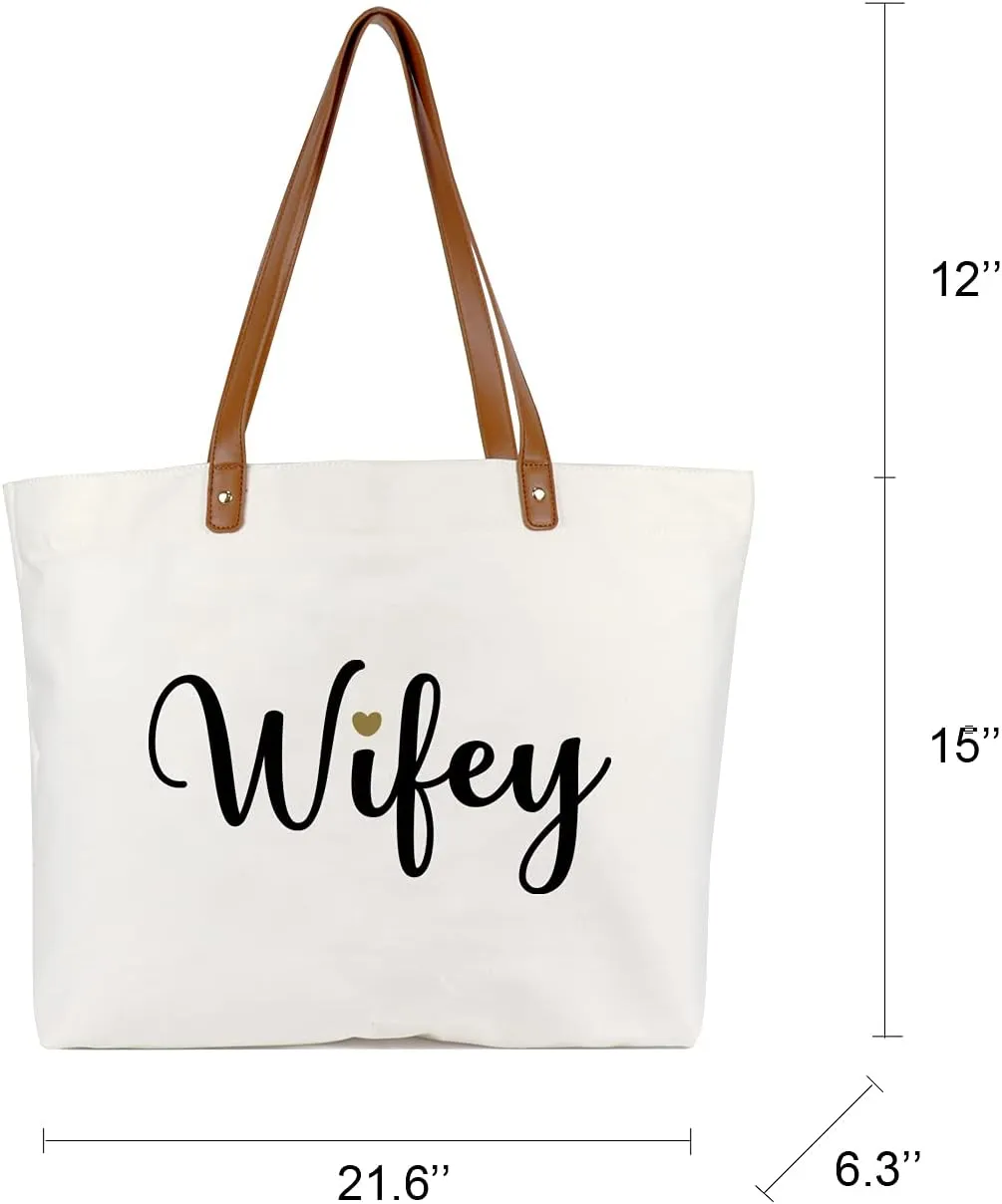 Lamyba New Mom Gifts, Mothers Day Gifts From Daughter Son Kids, Mama Bag Tote for Hospital or Baby Essentials, Mom to Be Gift