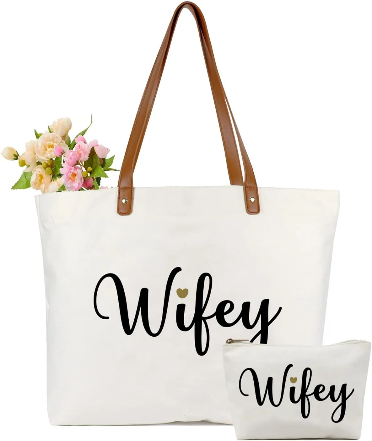Lamyba New Mom Gifts, Mothers Day Gifts From Daughter Son Kids, Mama Bag Tote for Hospital or Baby Essentials, Mom to Be Gift