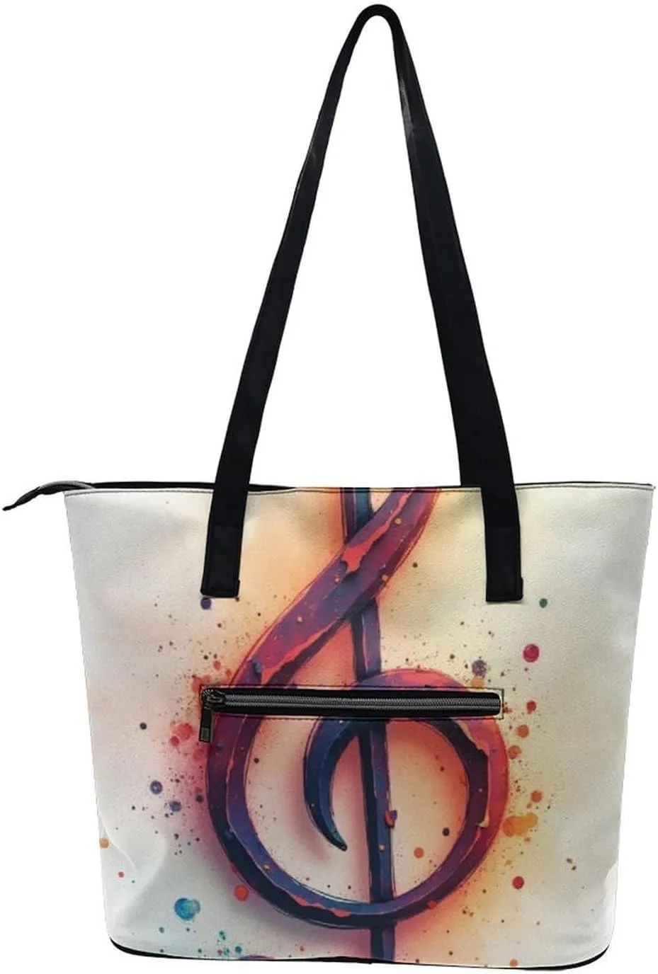 Large Shoulder Bag for Women, PU Leather Beach Tote Bag Waterproof, Swim Gym Shopping Travel Bag Clutch Bag