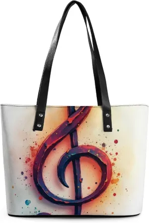 Large Shoulder Bag for Women, PU Leather Beach Tote Bag Waterproof, Swim Gym Shopping Travel Bag Clutch Bag