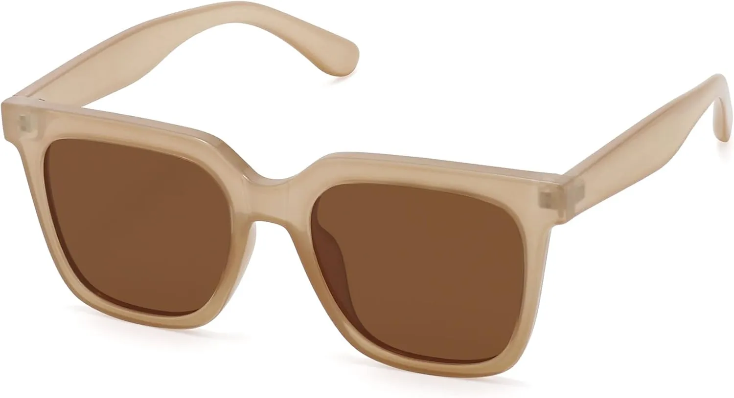 Large Square Sunglasses Trendy Polarized Sunglasses for Women Men Classic Retro Style UV400 Protection