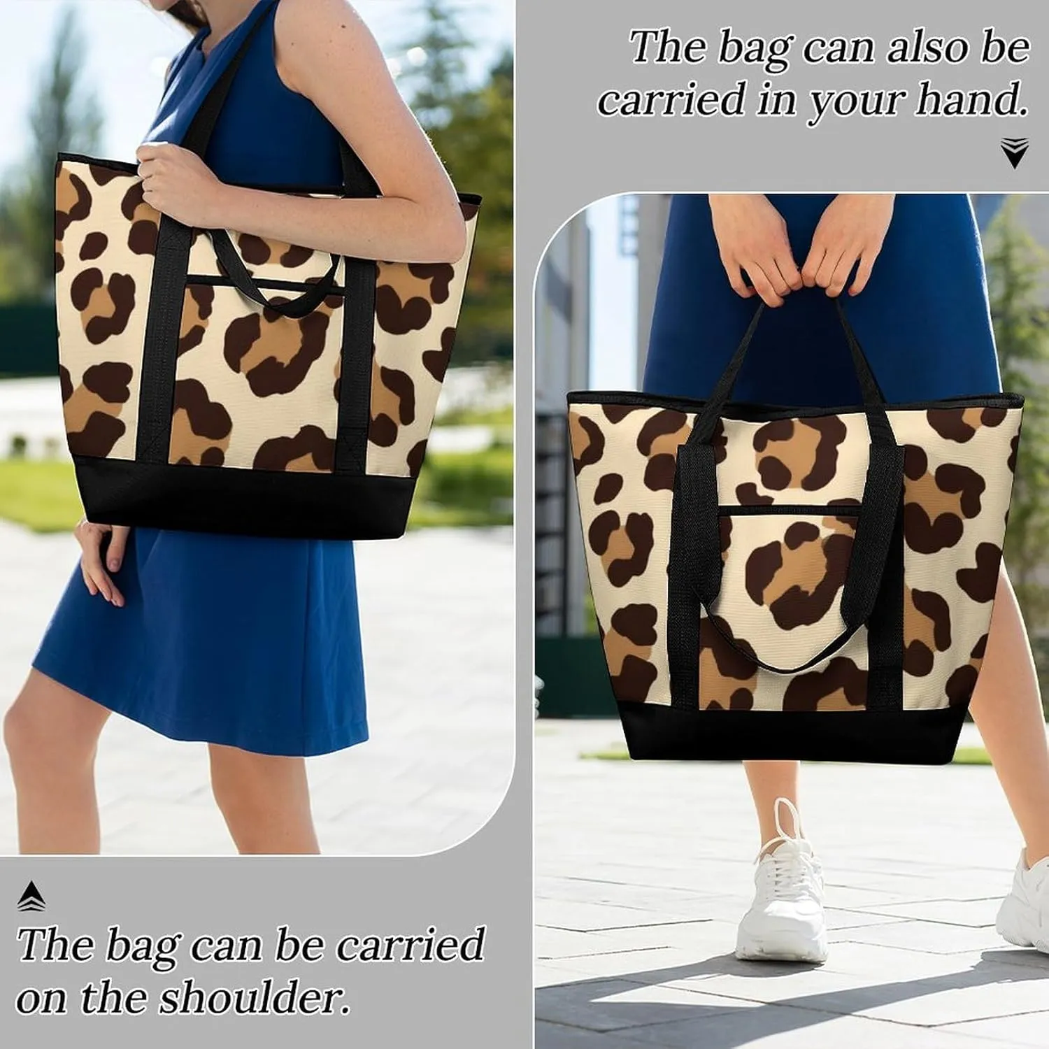 Large Thermal Shopping Tote Bag Travel Friendly Fashion Handbag Commuter Bag