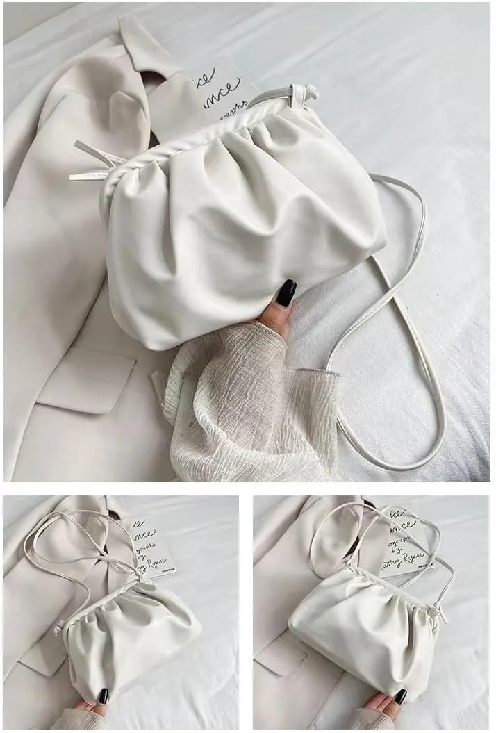 Large Womens Pouch Dumpling Crossbody Bag Cloud Handbag Soft Clutch Purse Shoulder Bag Tote Bags Hobo Bags