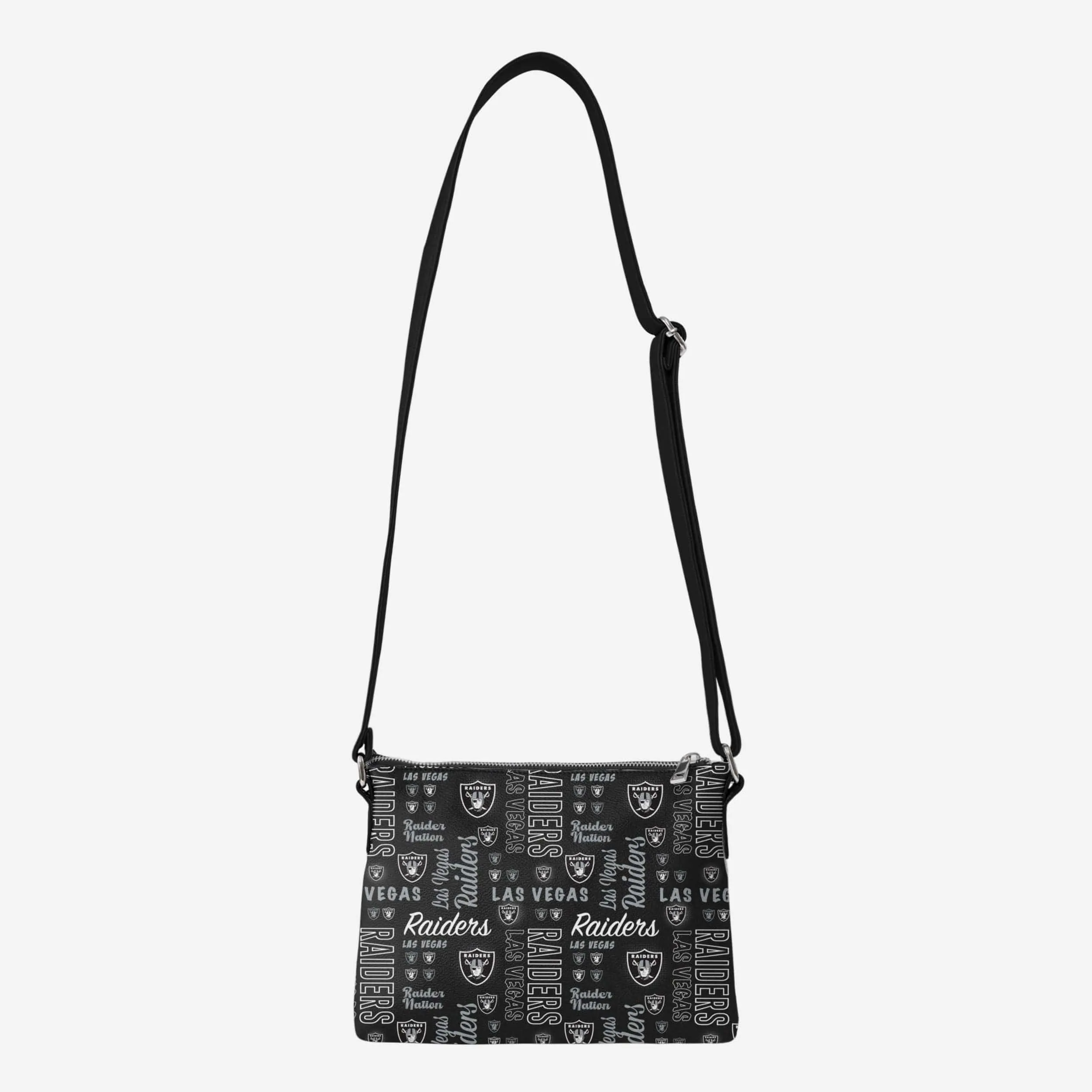 Las Vegas Raiders Spirited Style Printed Collection Foldover Tote Bag
