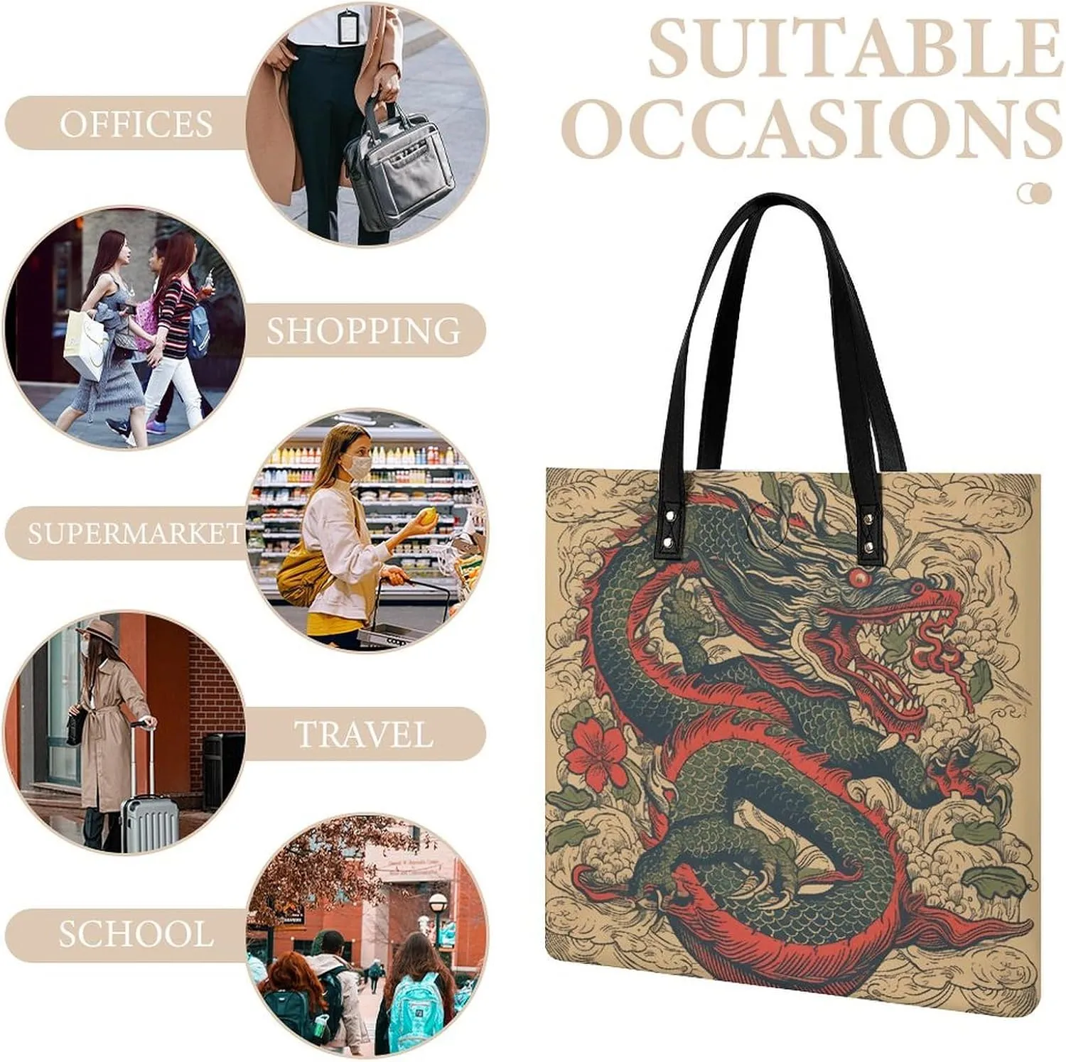Leather Handbag for Women Tote Bag with Magnetic Buckle Rocks And Pebbles Crossbody Bag Shoulder Bags