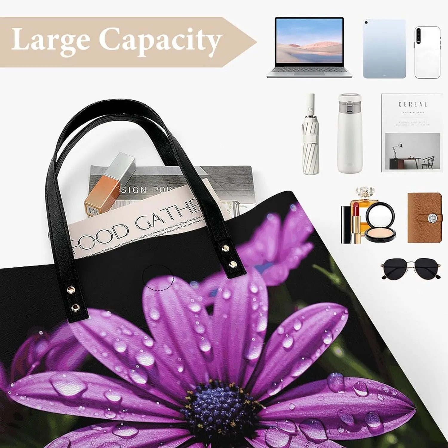 Leather Handbag for Women Tote Bag with Magnetic Buckle Sweet Candy Crossbody Bag Shoulder Bags