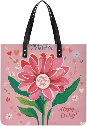 Leather Handbag for Women Tote Bag with Magnetic Buckle Vintage Octopus Crossbody Bag Shoulder Bags