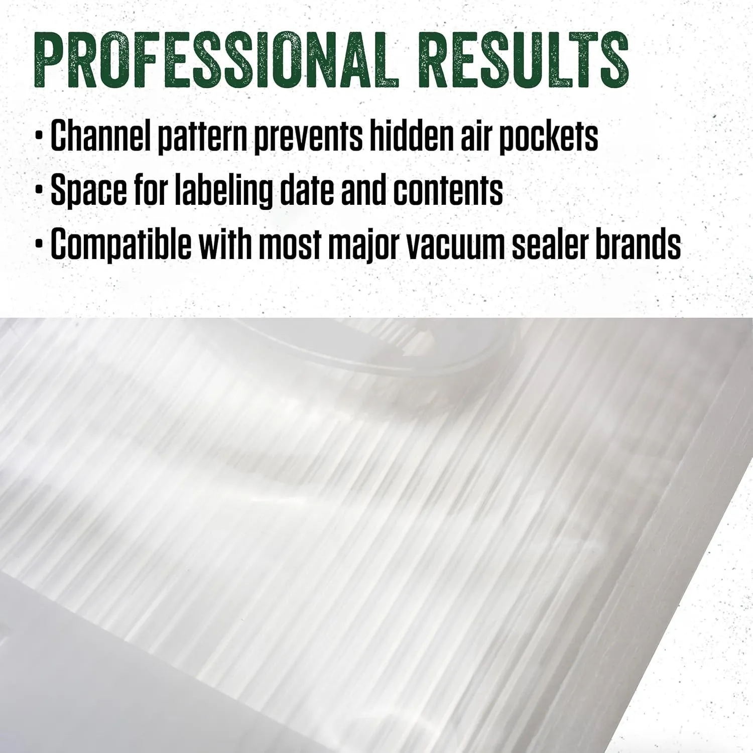 LEM Products MaxVac Quart Vacuum Sealer Bags, 8 x 12 Inches, Compatible with Major Vacuum Sealer Brands, 100 Count