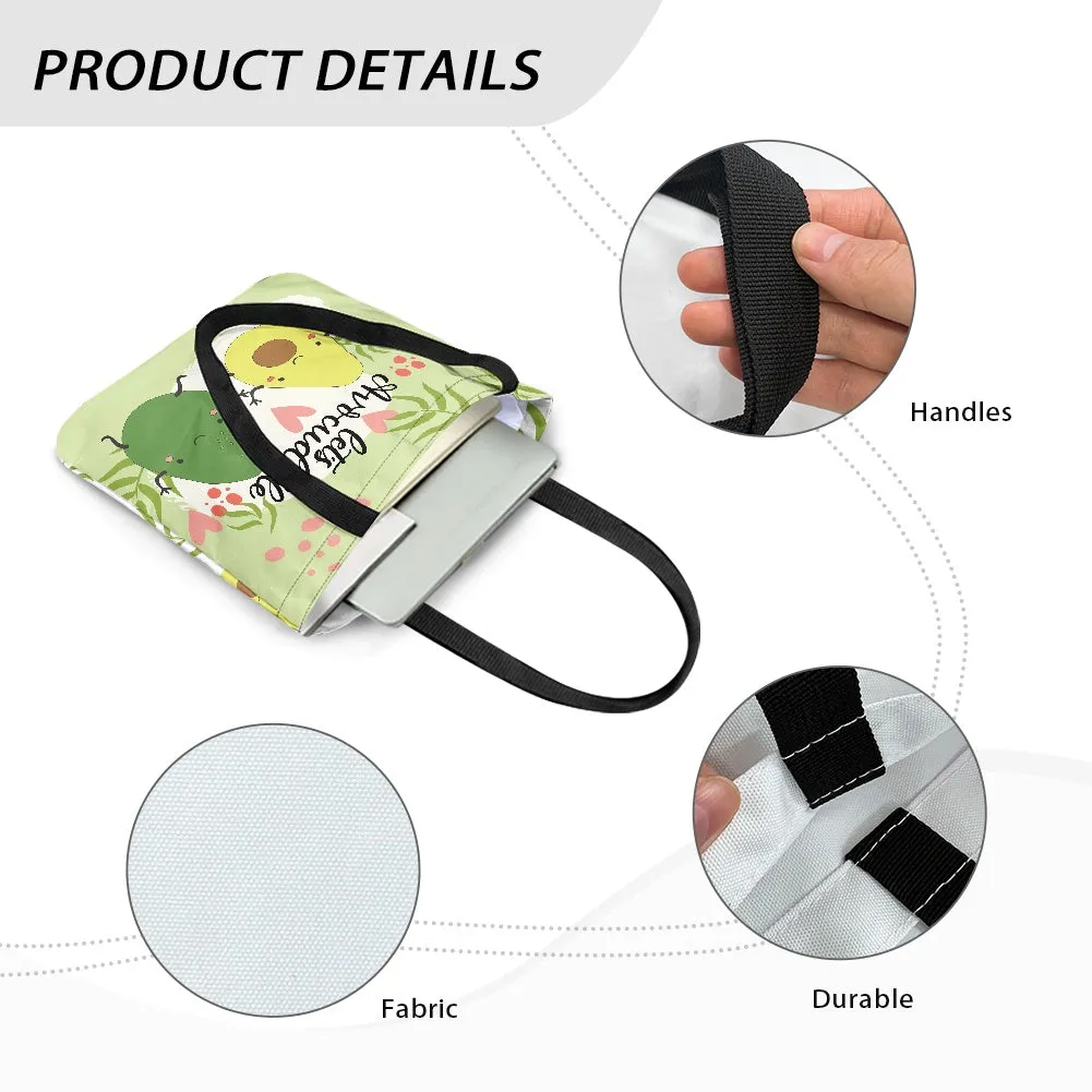 Let's Avocuddle Cute Avocado Cloth Tote Bag
