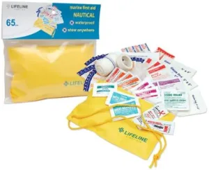 Lifeline 65-Piece Marine Nautical First Aid Kit