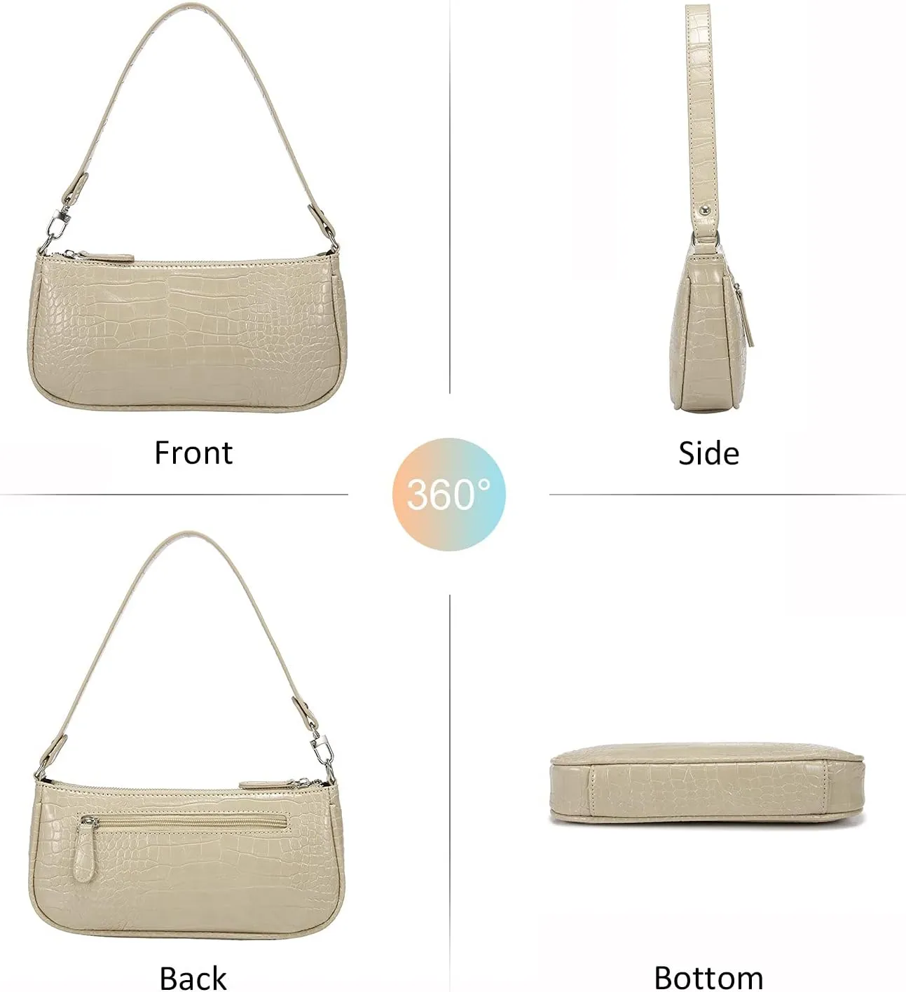Loiral Small Purse for Women, Retro Classic Tote HandBag Shoulder Bags Clutch Purse