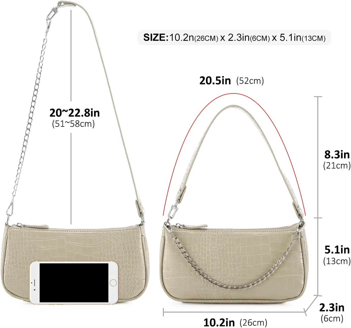 Loiral Small Purse for Women, Retro Classic Tote HandBag Shoulder Bags Clutch Purse