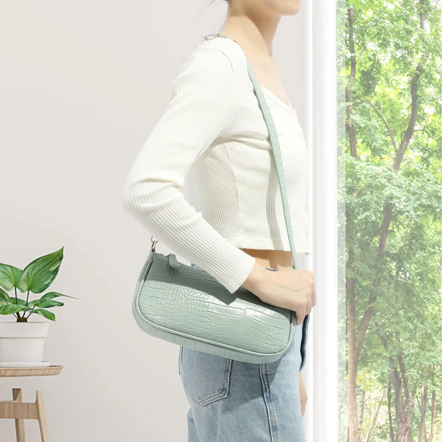 Loiral Small Purse for Women, Retro Classic Tote HandBag Shoulder Bags Clutch Purse