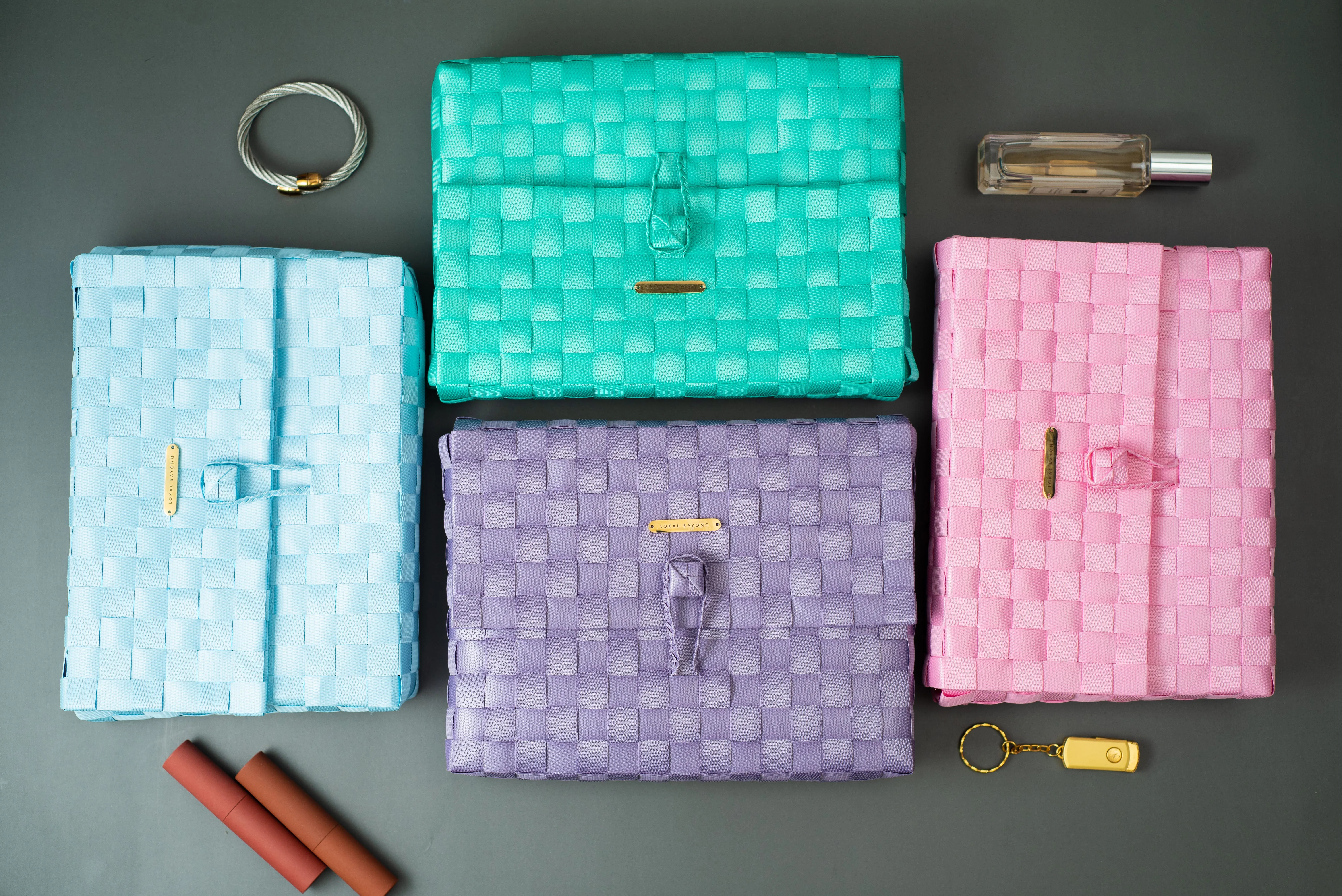 Lokal Bayong Joey Hand-Woven Pouch