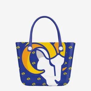 Los Angeles Rams Big Logo Mini Print Tailgate Tote Bag