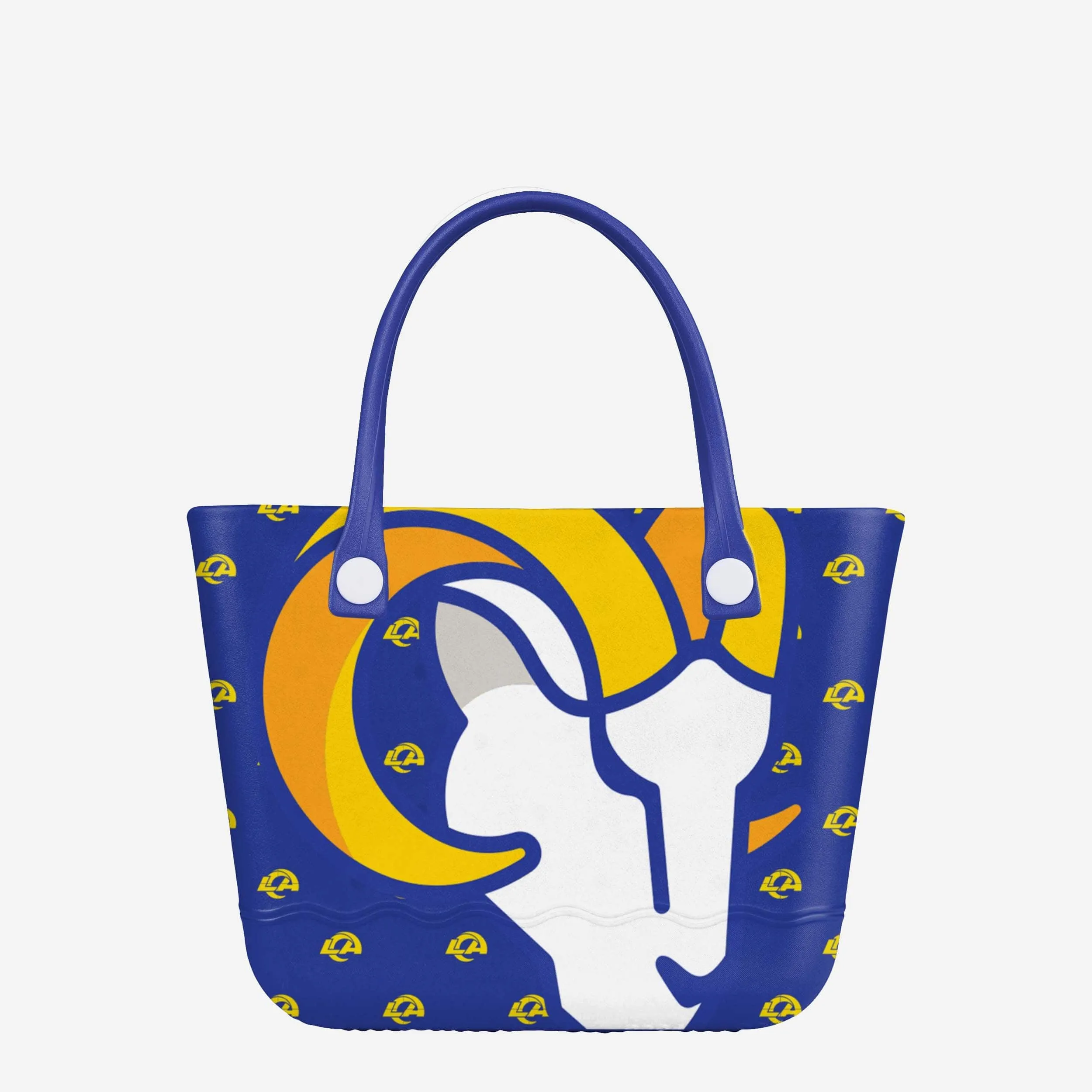 Los Angeles Rams Big Logo Mini Print Tailgate Tote Bag