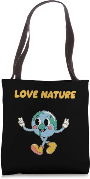Love Nature Sustainable Ecology Zero Waste Ecosystem Trees Tote Bag