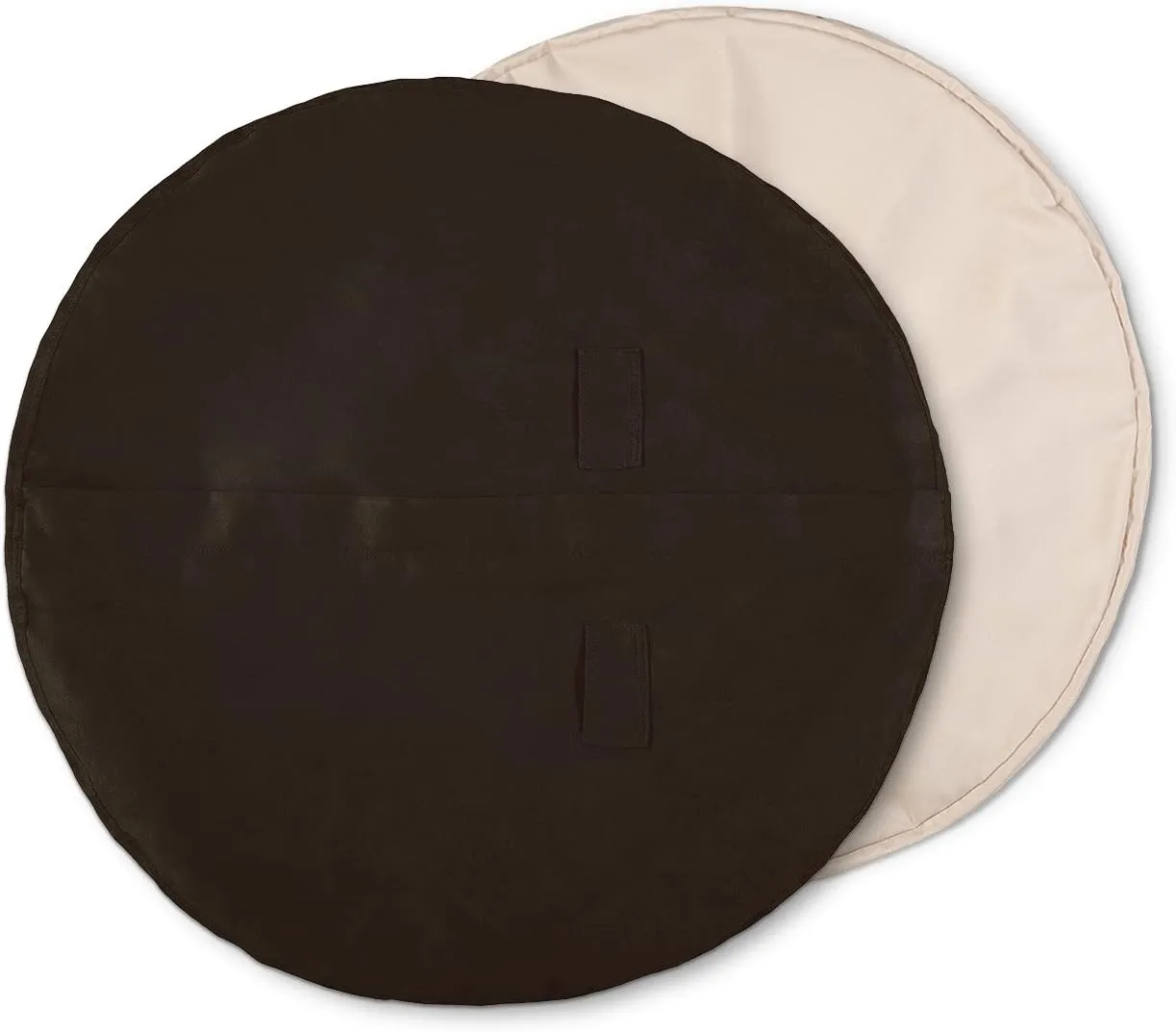 Lumaland Luxury Microsuede Outer Cover for Bean Bags Machine Washable 4-Foot Bean Bag Cover with Inlay in Brown Cover and Inlay ONLY