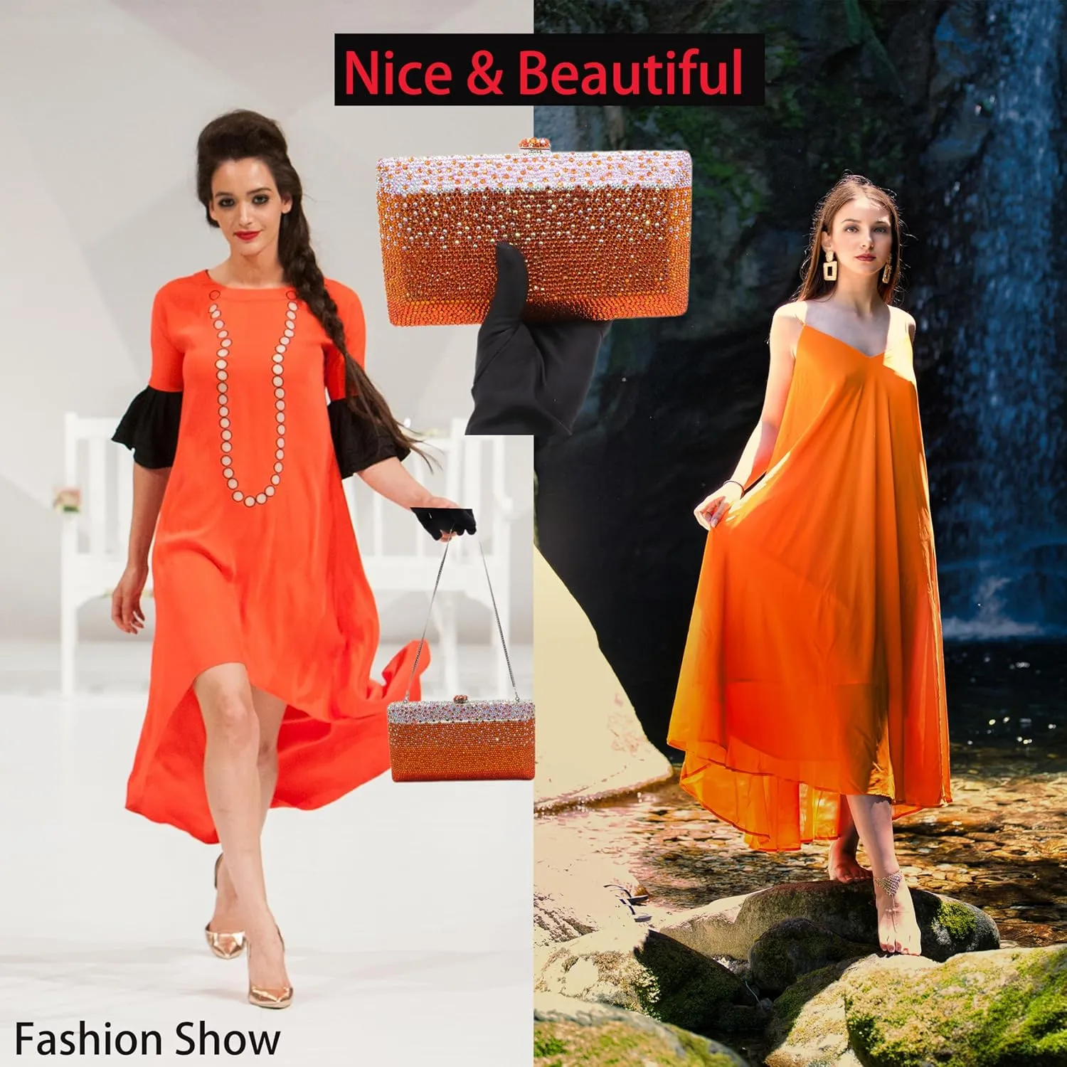 Luxury Crystal Clutch Purses for women Rhinestone Bride Wedding Party Evening Bag AB Stone Box Handbag for Prom Birthday
