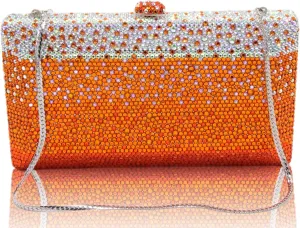 Luxury Crystal Clutch Purses for women Rhinestone Bride Wedding Party Evening Bag AB Stone Box Handbag for Prom Birthday