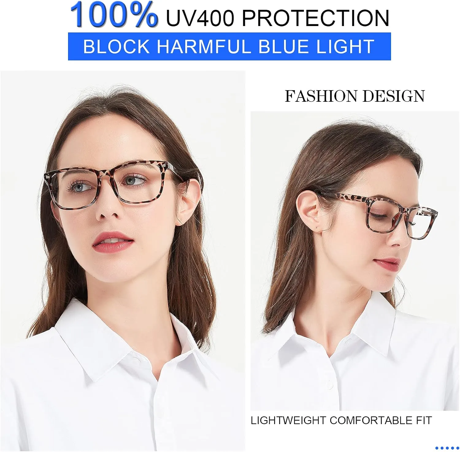 MARE AZZURO Bifocal Reading Glasses Women Blue Light Blocking Outdoor Readers 1.0 1.25 1.5 1.75 2.0 2.25 2.5 2.75 3.0 3.5